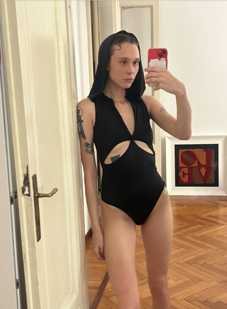 Underism body with hood and cutouts